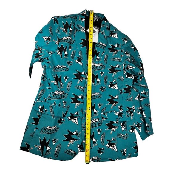 NHL San Jose Sharks Fun Blazer|  Men's Size 46 | Collectors Item  NWTs | Hockey - Picture 8 of 9
